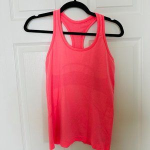 Lululemon Swiftly Tech Racerback - Heathered Neon Pink - Size 6
